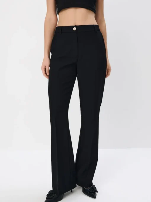 Anzüge>MOHITO Hose mit ausgestelltem Bein Schwarz