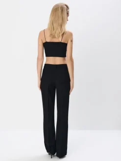Anzüge></noscript>MOHITO Hose mit ausgestelltem Bein Schwarz