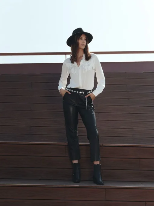 Hosen>MOHITO Hose mit geradem Bein Schwarz