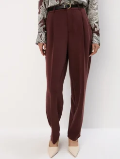 Hosen>MOHITO Hose mit Gürtel Braun