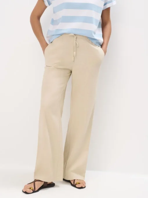 Hosen>MOHITO Hose mit hohem Leinenanteil Beige