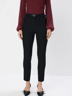 Hosen>MOHITO Hose mit hohem Viskoseanteil Schwarz