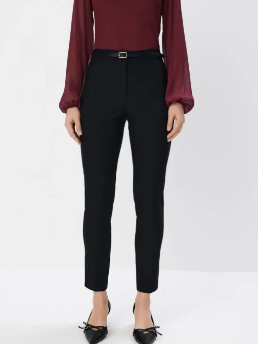 Hosen>MOHITO Hose mit hohem Viskoseanteil Schwarz