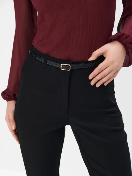 Hosen>MOHITO Hose mit hohem Viskoseanteil Schwarz