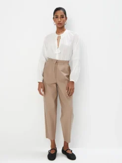 Hosen>MOHITO Hose mit hohem Viskoseanteil Beige