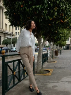 Hosen></noscript>MOHITO Hose mit hohem Viskoseanteil Beige