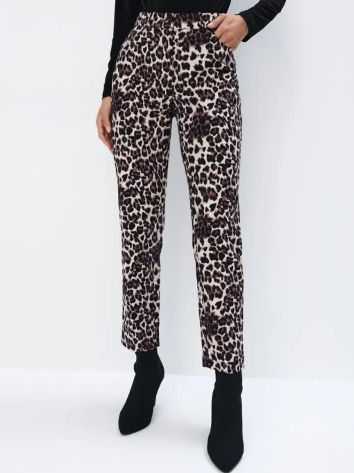 Hosen>MOHITO Hose  mit Leopardenmuster Mehrfarbig