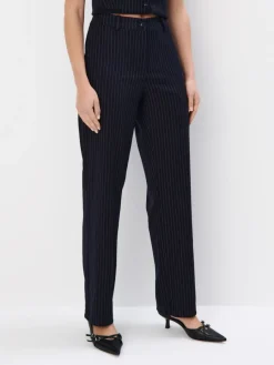 Anzüge|Hosen>MOHITO Hose mit weitem Bein Navy