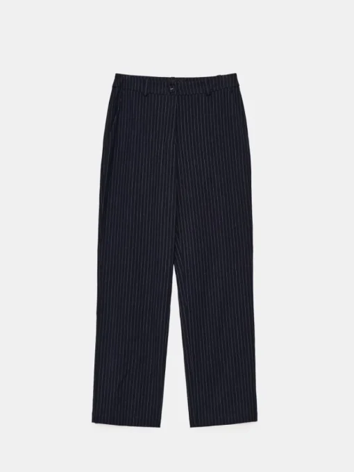 Anzüge|Hosen>MOHITO Hose mit weitem Bein Navy