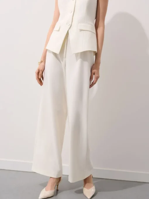 Hosen>MOHITO Hose mit weitem Bein Creme