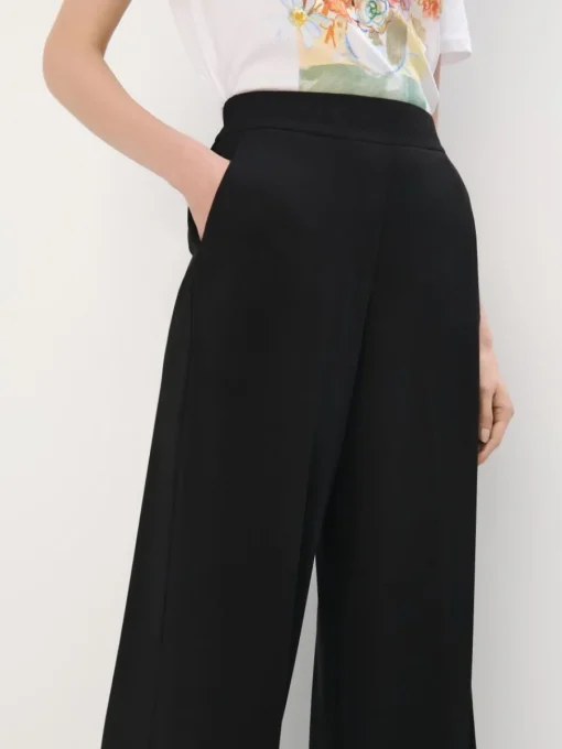 Hosen>MOHITO Hose mit weitem Bein Schwarz