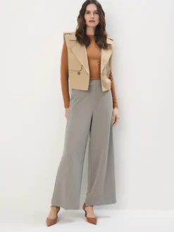 Hosen>MOHITO Hose mit weitem Bein Grau