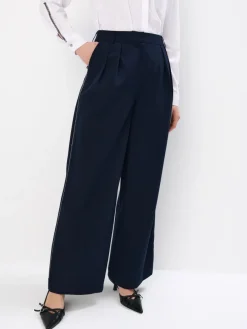 Hosen>MOHITO Hose mit weitem Bein Navy