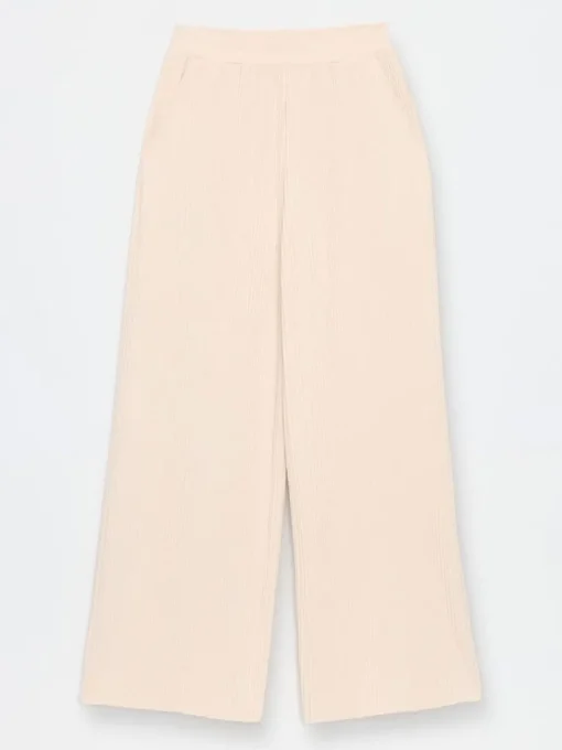 Hosen>MOHITO Hose mit Weitem Bein Und Stoffgürtel Nude