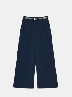 Hosen></noscript>MOHITO Hose mit weitem Bein und Gürtel Navy