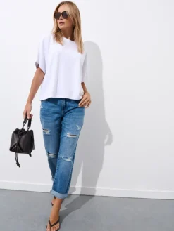 Am Häufigsten Ausgewählt|Jeans>MOHITO Jeans im Boyfriend-Fit Blau