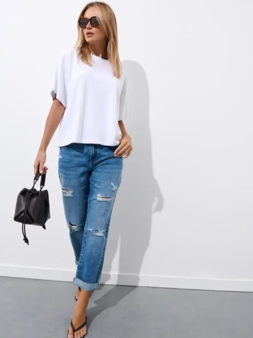 Am Häufigsten Ausgewählt|Jeans>MOHITO Jeans im Boyfriend-Fit Blau