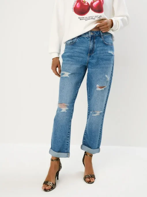Am Häufigsten Ausgewählt|Jeans>MOHITO Jeans im Boyfriend-Fit Blau