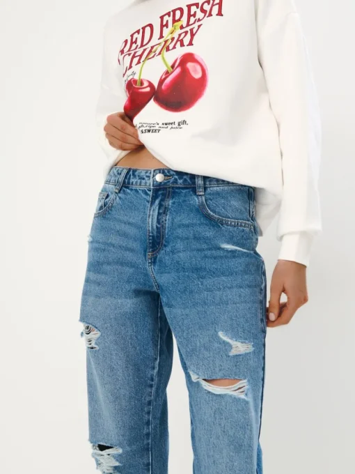 Am Häufigsten Ausgewählt|Jeans>MOHITO Jeans im Boyfriend-Fit Blau