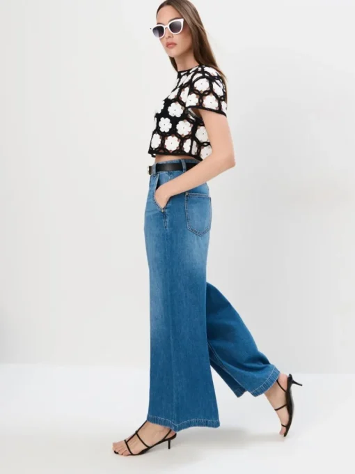 Jeans>MOHITO Jeans mit breiten Beinen Blau
