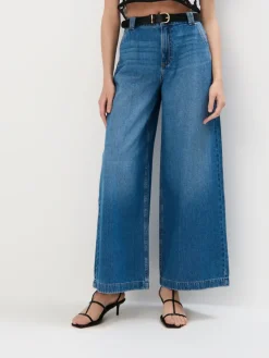 Jeans></noscript>MOHITO Jeans mit breiten Beinen Blau