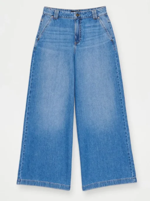 Jeans>MOHITO Jeans mit breiten Beinen Blau