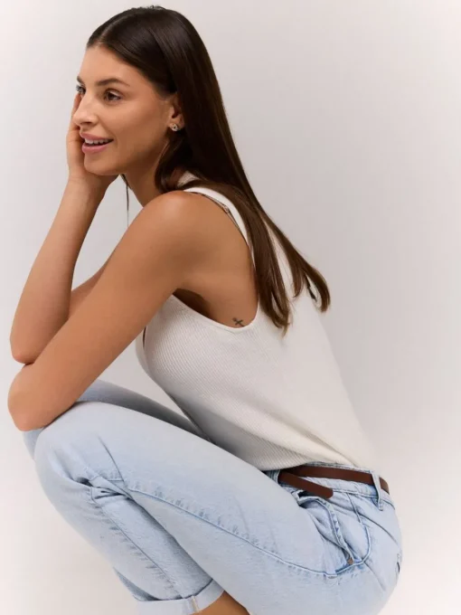 Jeans>MOHITO Jeans mit Gürtel Blau