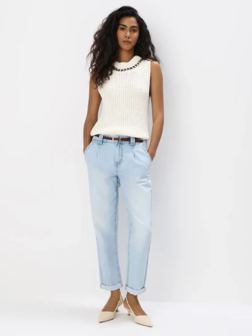 Jeans>MOHITO Jeans mit Gürtel Blau