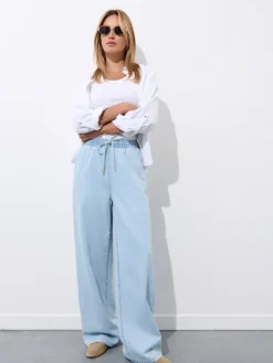 Jeans>MOHITO Jeans mit weitem Bein Blau