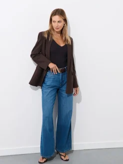 Jeans>MOHITO Jeans mit weitem Bein Blau