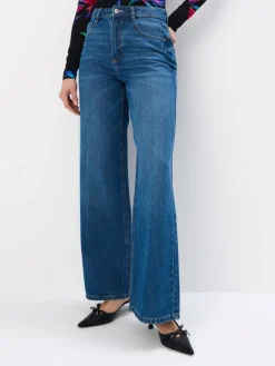 Jeans>MOHITO Jeans mit weitem Bein Blau
