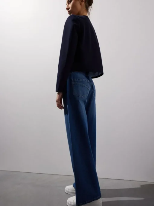 Jeans>MOHITO Jeans mit weitem Bein Blau