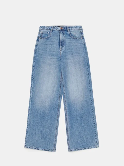 Jeans>MOHITO Jeans mit weitem Bein Blau