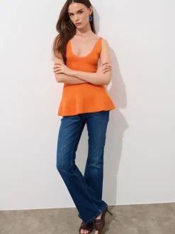 Jeans>MOHITO Jeans mit weitem Bein Navy
