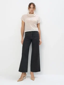 Jeans>MOHITO Jeans mit weitem Bein Schwarz