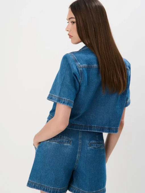 Blusen, Hemden>MOHITO Jeanshemd Blau