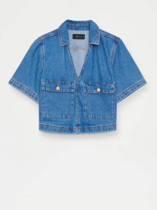 Blusen, Hemden>MOHITO Jeanshemd Blau
