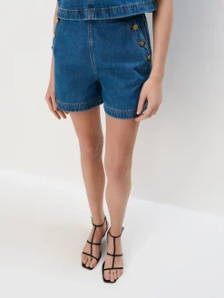 Shorts>MOHITO Jeansshorts Blau
