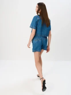 Shorts></noscript>MOHITO Jeansshorts Blau