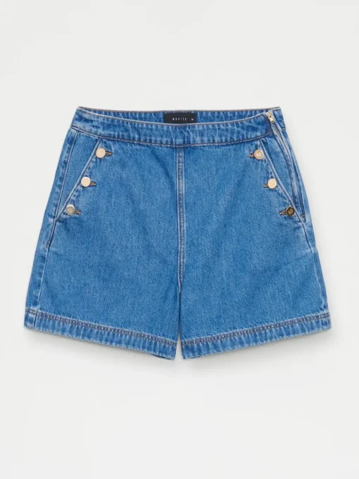 Shorts>MOHITO Jeansshorts Blau
