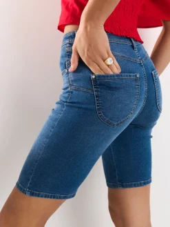 Shorts>MOHITO Jeansshorts Blau