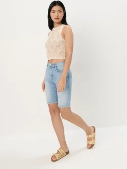 Shorts>MOHITO Jeansshorts Blau
