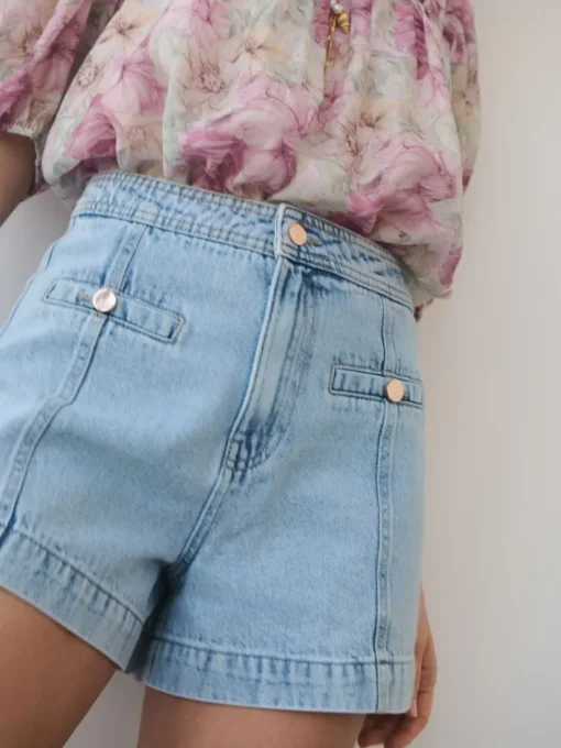 Shorts>MOHITO Jeansshorts Blau
