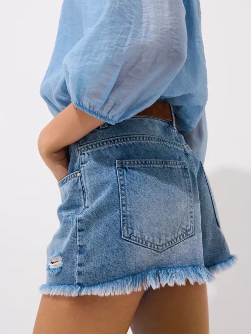 Shorts>MOHITO Jeansshorts Blau