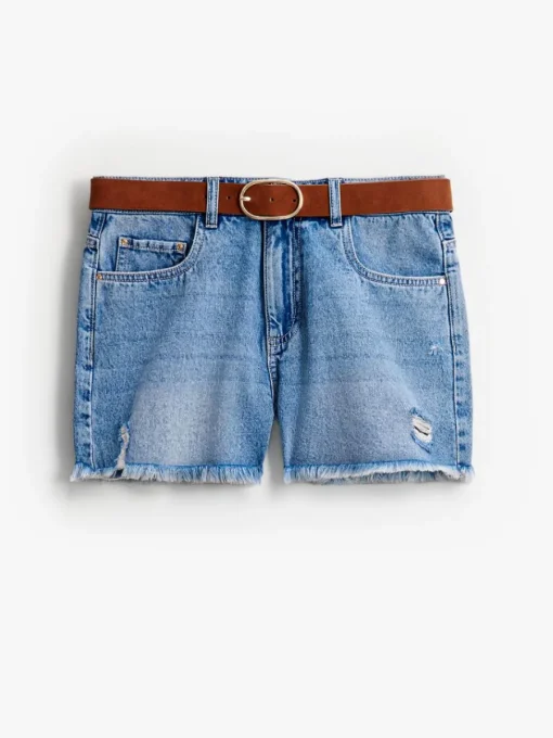 Shorts>MOHITO Jeansshorts Blau