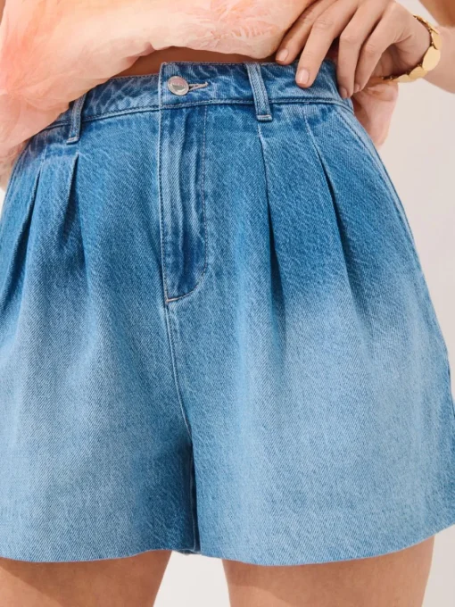 Shorts>MOHITO Jeansshorts Blau
