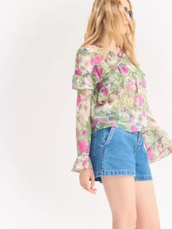 Shorts>MOHITO Jeansshorts Blau