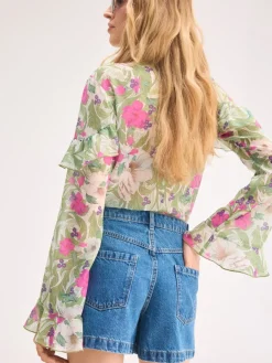 Shorts></noscript>MOHITO Jeansshorts Blau