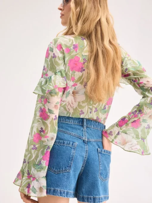 Shorts>MOHITO Jeansshorts Blau