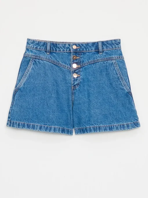 Shorts>MOHITO Jeansshorts Blau
